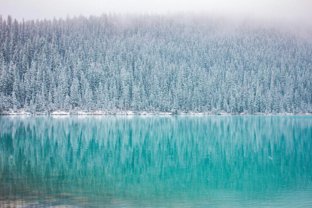 turqouise lake in banff illustrating Best Winter Vacation Spots: Affordable Destinations for Families in 2024