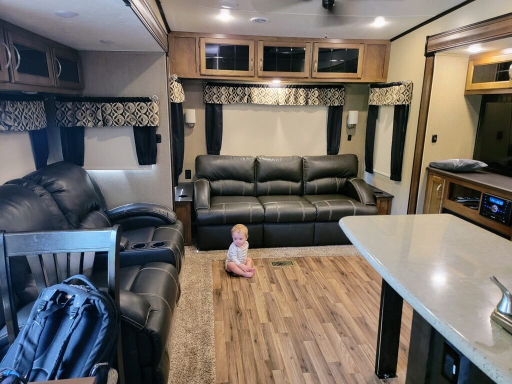 maverick in the living room demonstrating a large living space