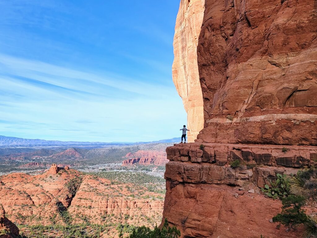 top of cathedral rock in sedona