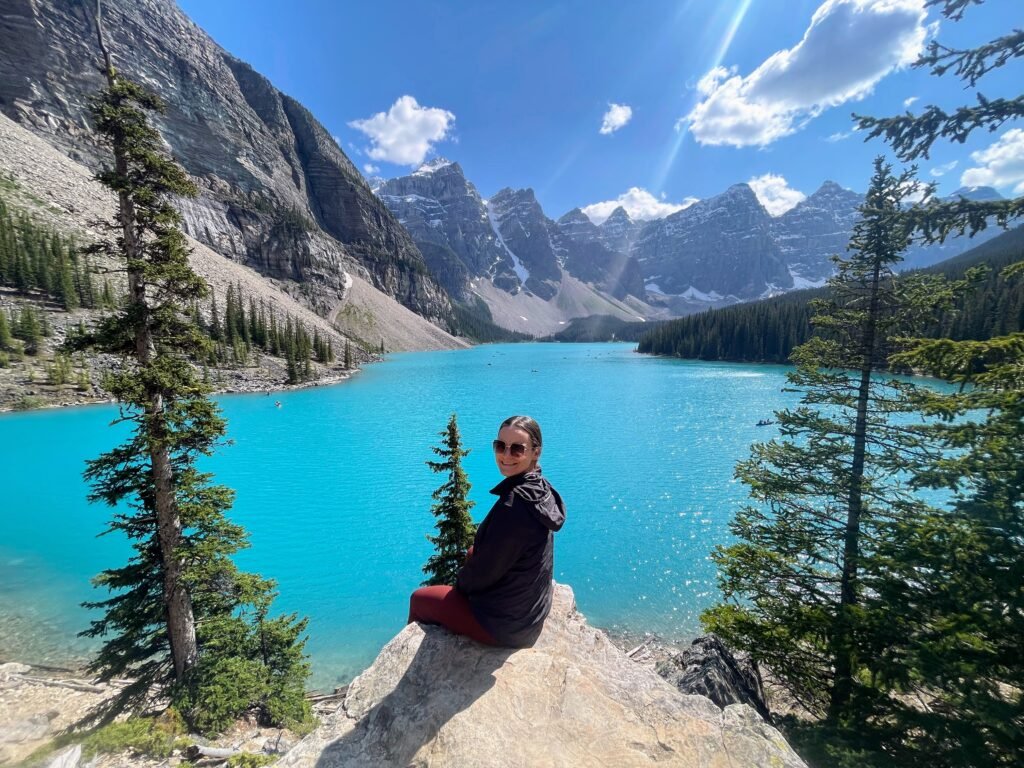 lake moraine banff itinerary