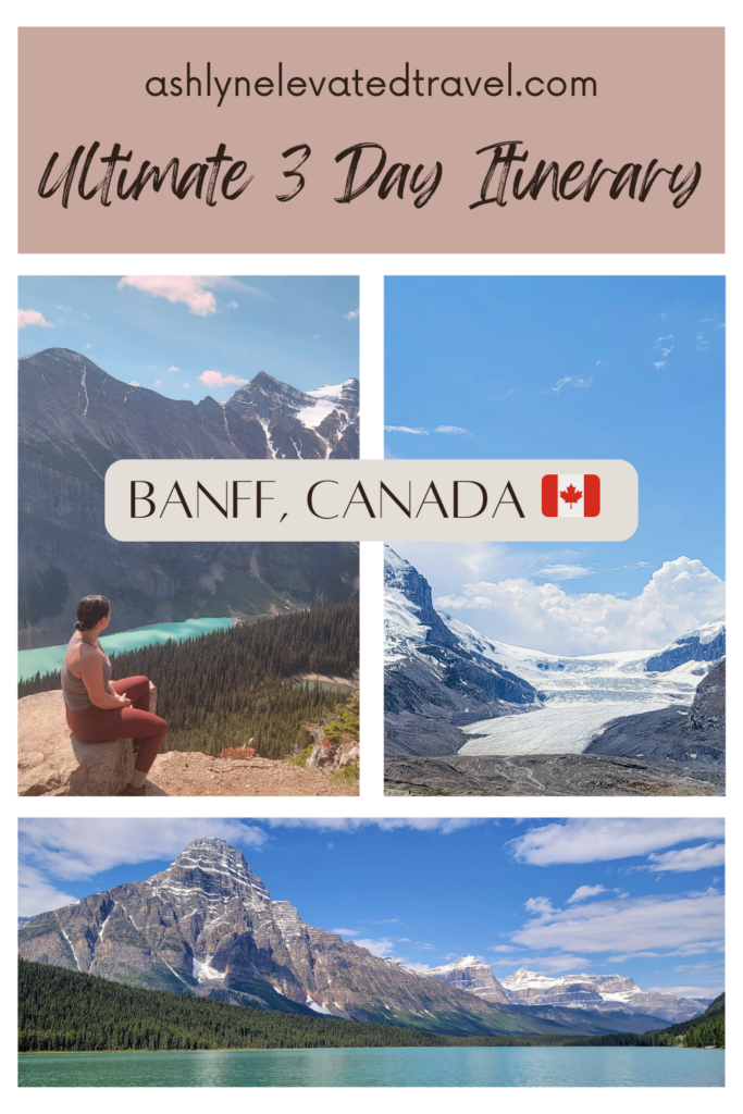 banff itinerary pin pinterest