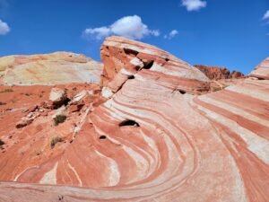 The fire wave at valley of fire state park