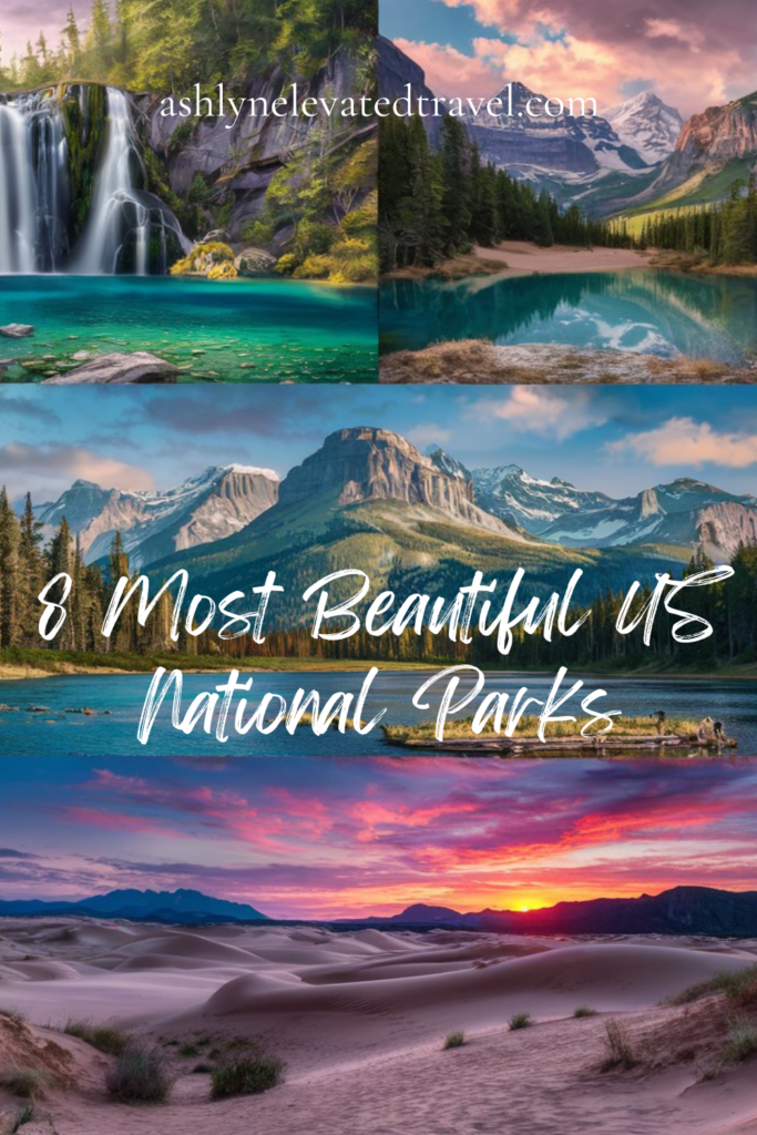 8 most beautiful national parks in the us pin