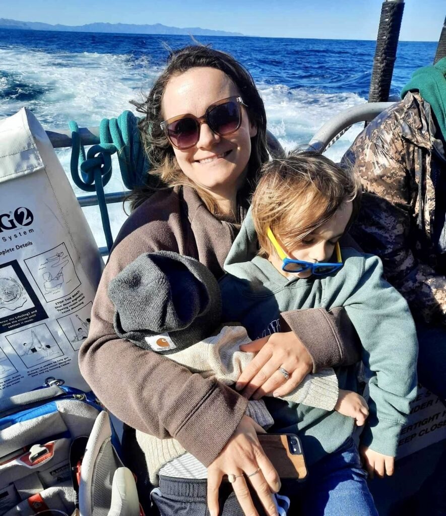 kids on the ferry channel islands