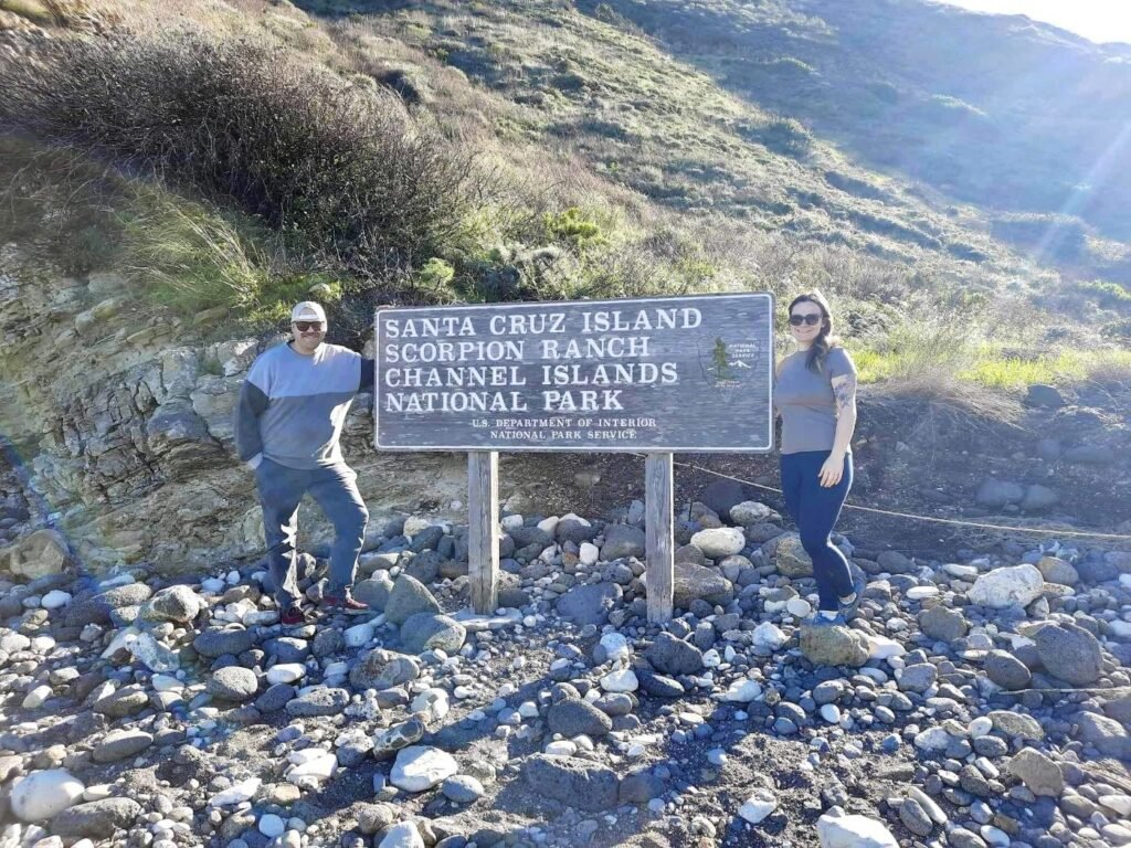 national park sign channel islands