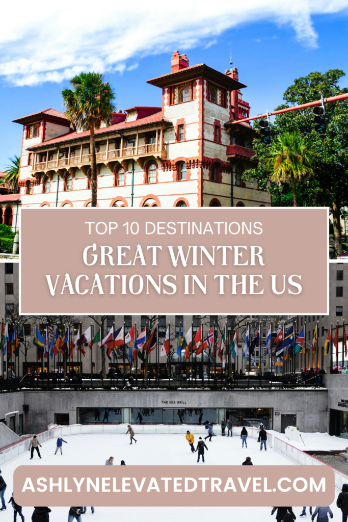 great winter vacations in the us pinterest pin