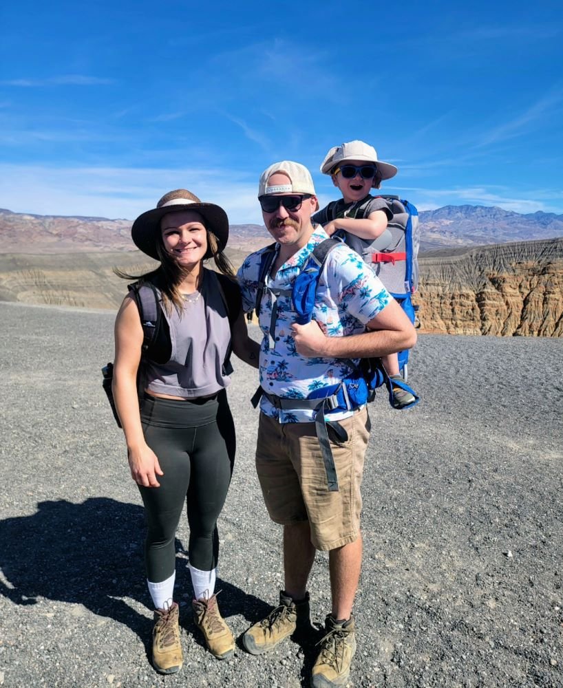 our family at ubehebe crater