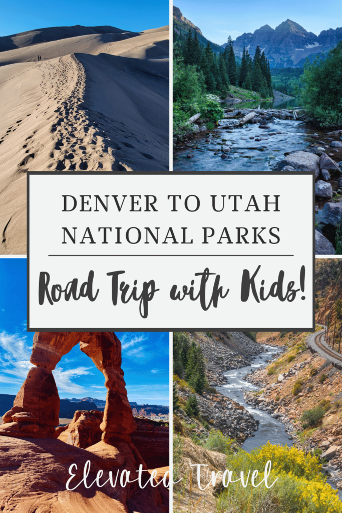 denver to utah national parks road trip with kids pinterest pin