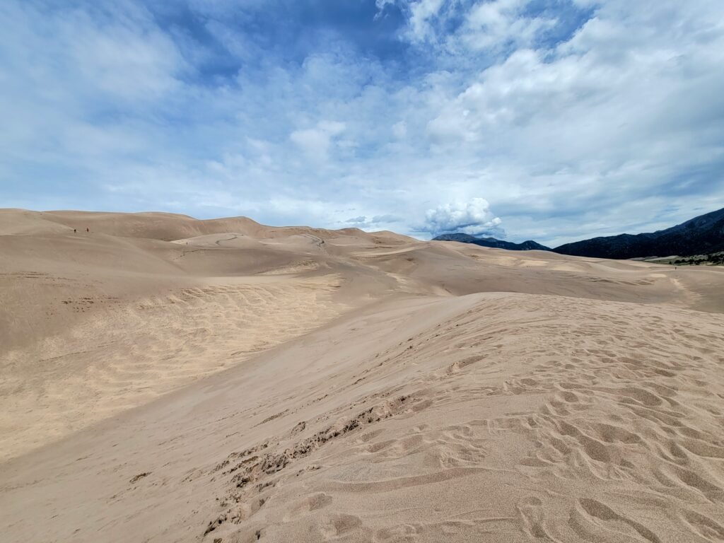 the Great Sand Dunes from within the dunes