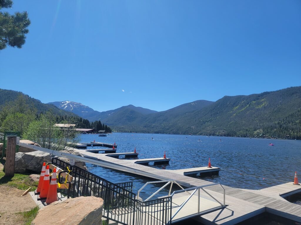 grand lake from the dock