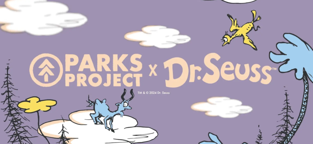 image from the parks project website advertising their collaboration with dr. seuss